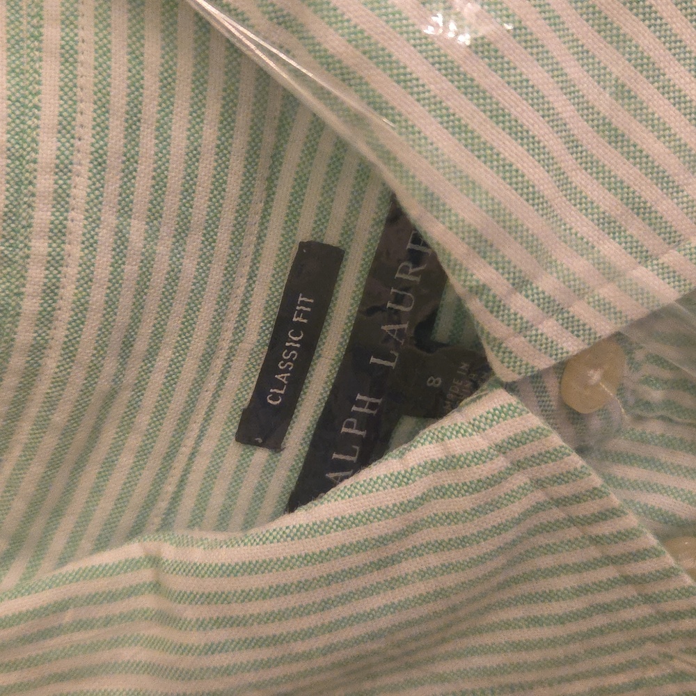 Ralph Lauren Classic Fit Button Down Size 8 - Picture 3 of 5